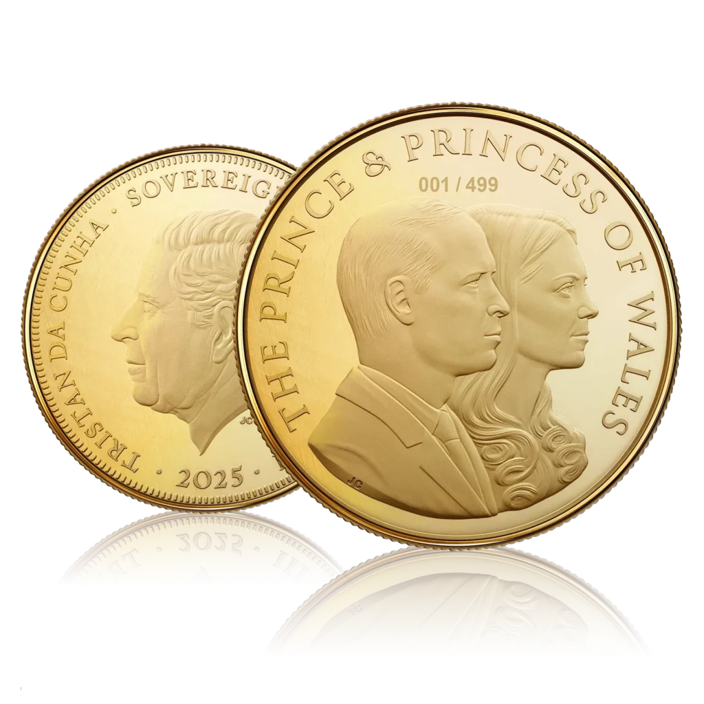 Gold Proof Matte Sovereign The 2025 Prince and Princess of Wales (Box Set)