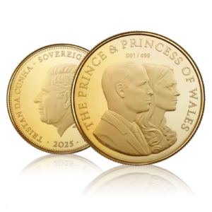 Gold Proof Matte Sovereign The 2025 Prince and Princess of Wales (Box Set)