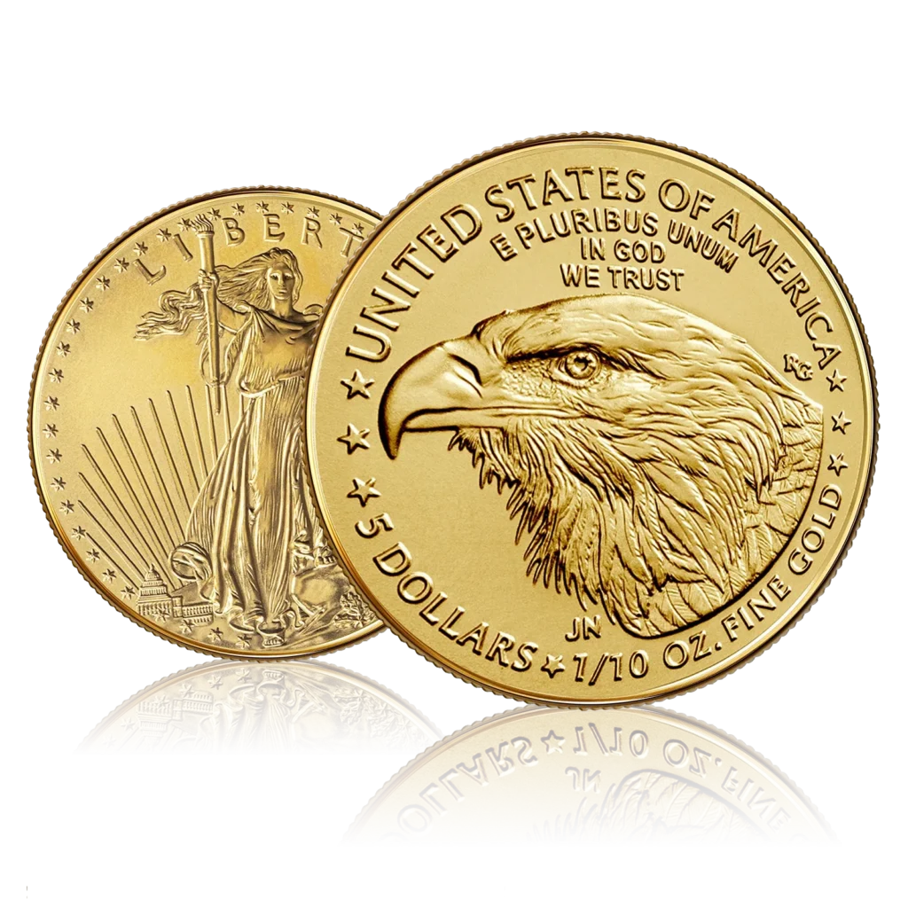 1/10 Oz Gold US American Eagle (2026)