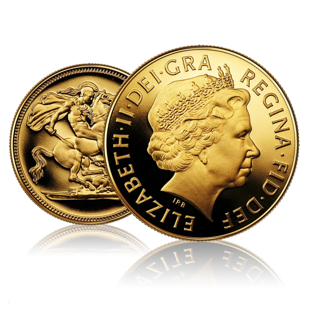 Half Gold Sovereign Queen Elizabeth Fourth Head Proof (1998-2015)