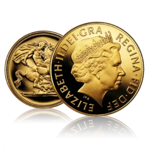 Half Gold Sovereign Queen Elizabeth Fourth Head Proof (1998-2015)