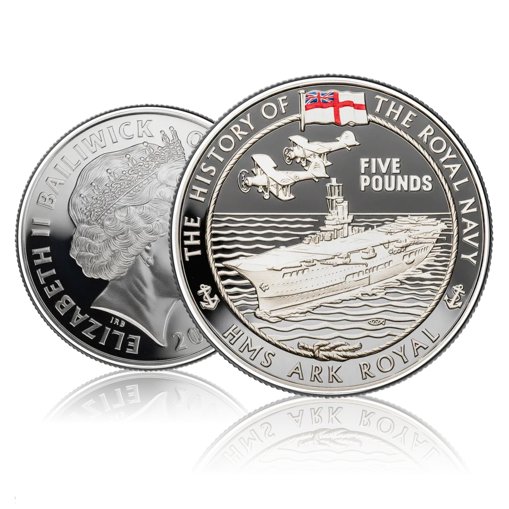 Royal Navy HMS Ark Royal £5 Coin (2005)