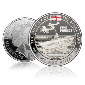 Royal Navy HMS Ark Royal £5 Coin (2005)