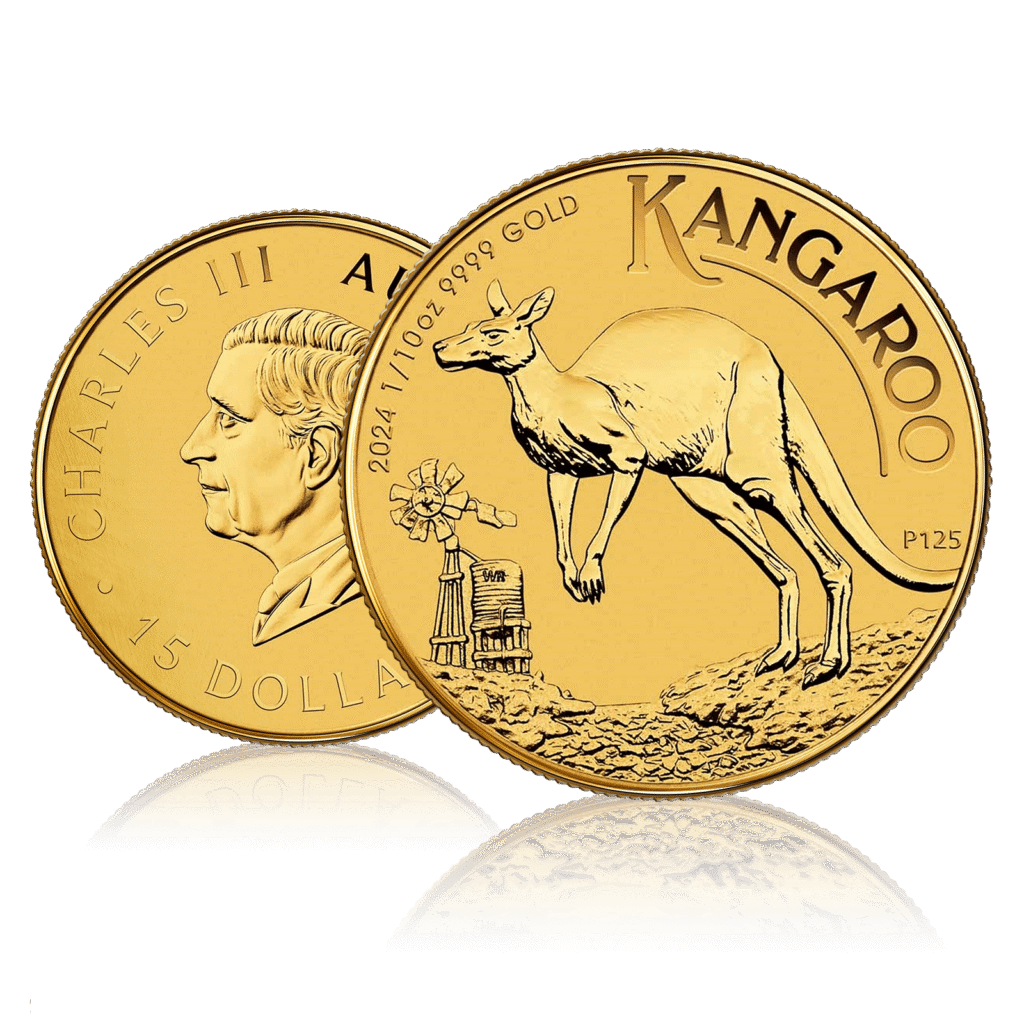 1/10oz Gold Perth Mint Australian Kangaroo Coin (2026) (999.9)