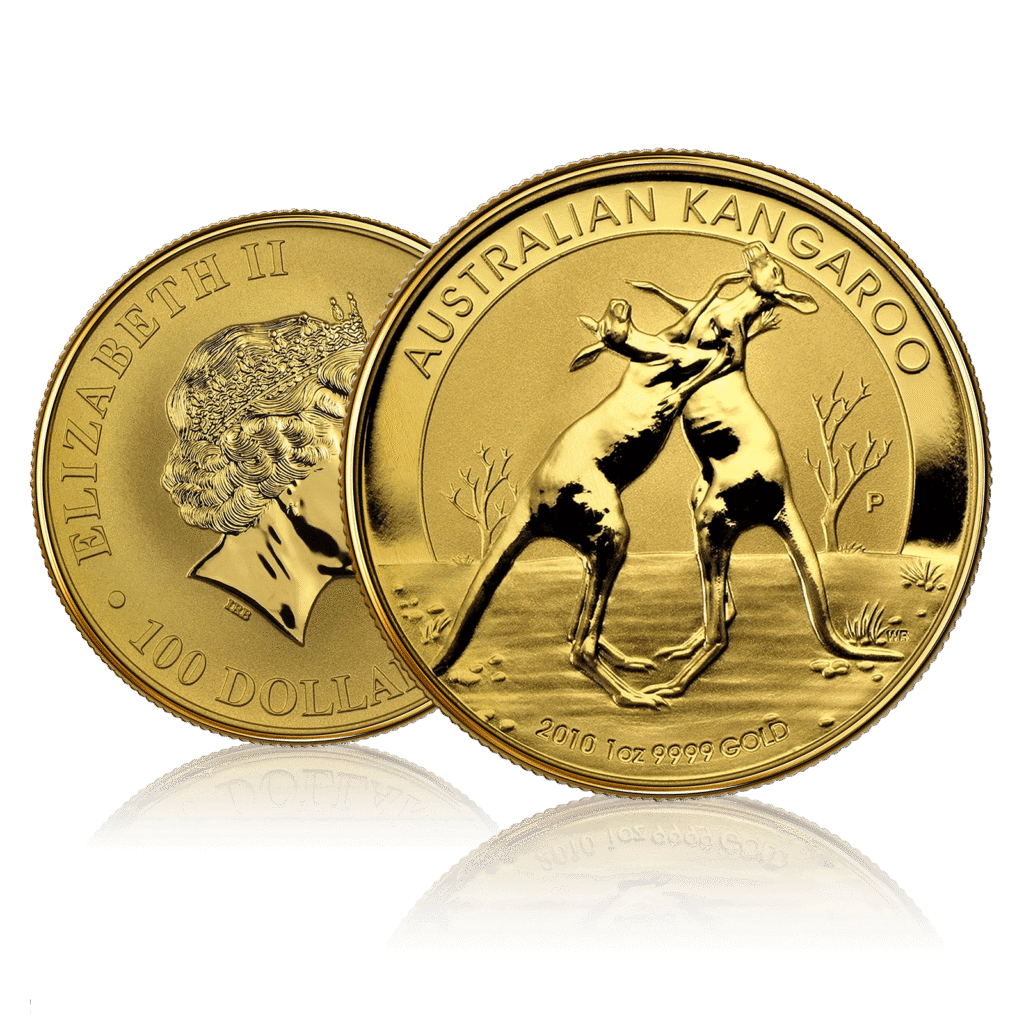 1oz Gold Perth Mint Australian Kangaroo (2010)