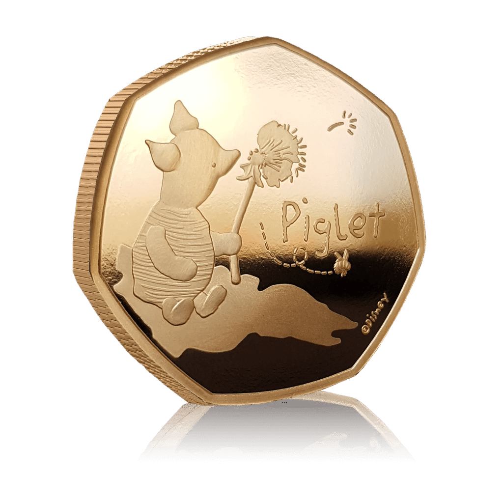 1/2oz 50p Gold Piglet Proof Boxed (2020)