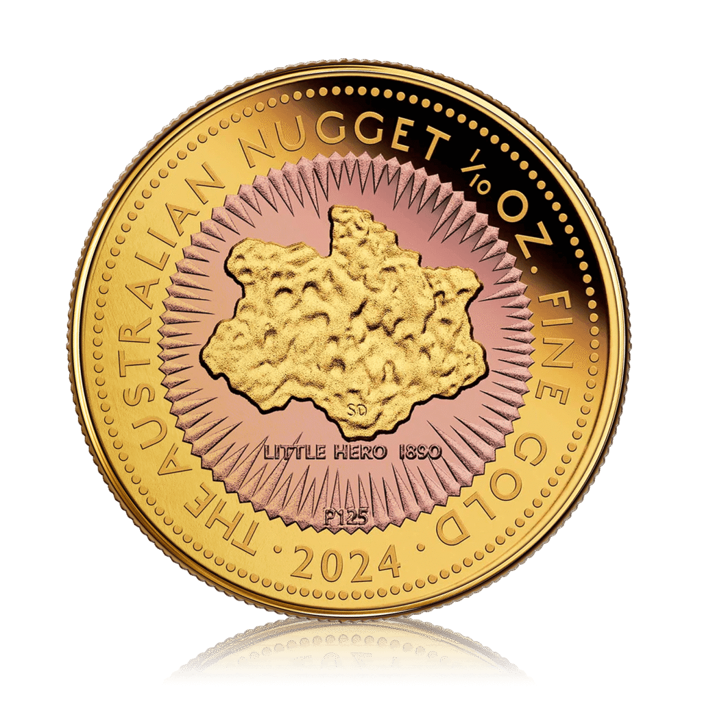 1/10th Oz Australian Nugget Gold Proof Box Set (2024)