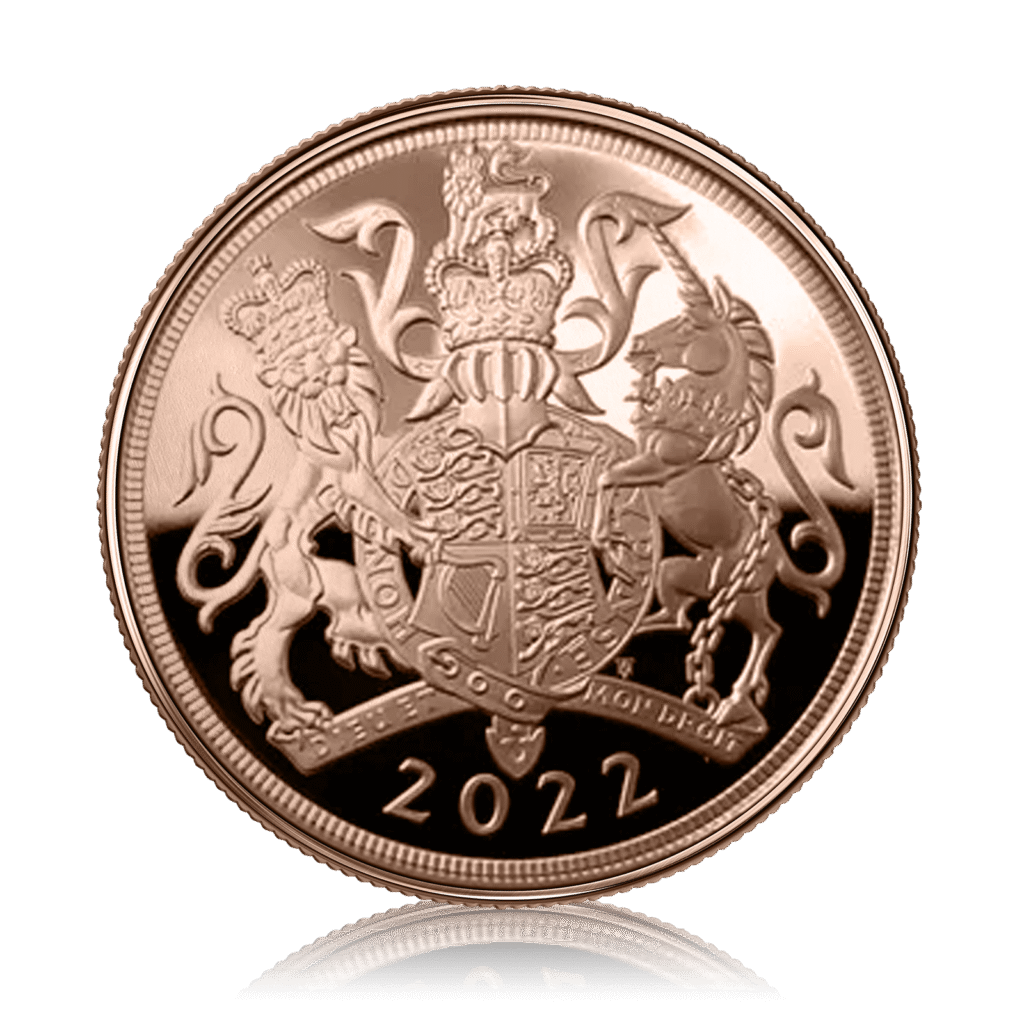 Half Gold Sovereign Queen Elizabeth ll Platinum Jubilee (2022)