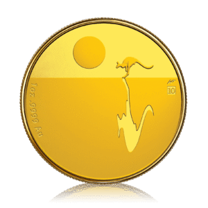 1oz Gold Kangaroo At Sunset $100 Proof Coin (Box Set)