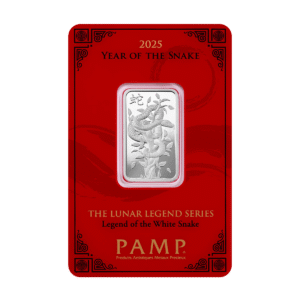 10g PAMP Silver Lunar Legands White Snake (2025)