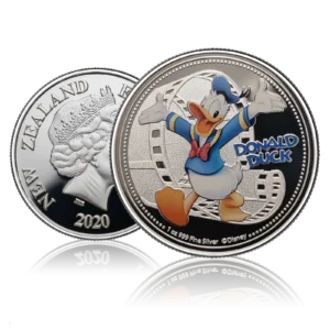 1 Oz Silver Plated Disney Donald Duck Coin (2020)
