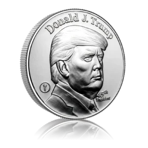 1 Oz Silver 45th US President and The White House