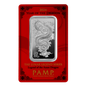1oz Silver PAMP Lunar Legend Series Azure Dragon (2024)