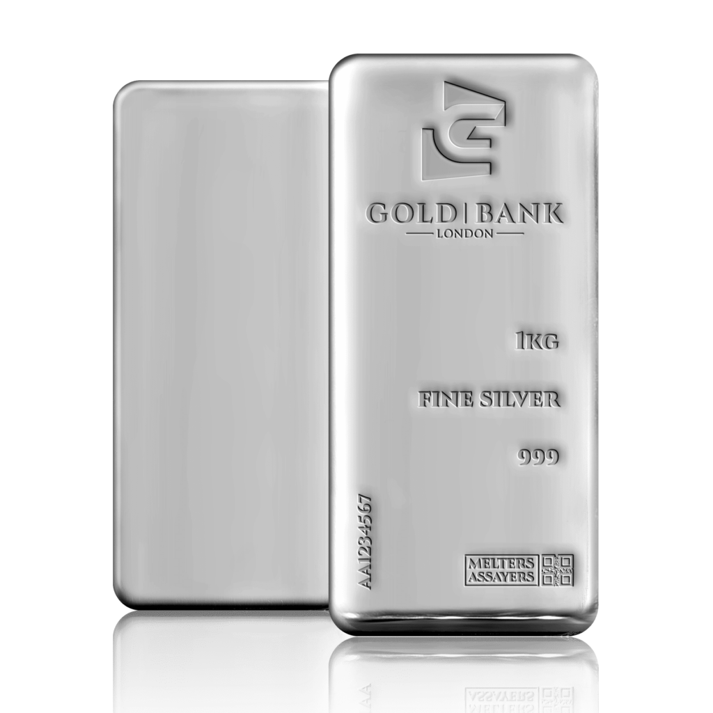 1kg Gold Bank Silver Bar