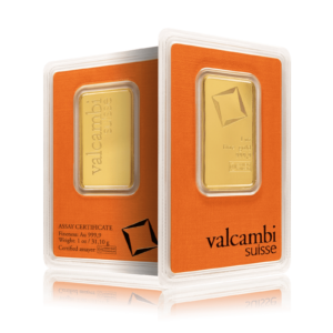 1oz Valcambi Investment Gold Bar (999.9)