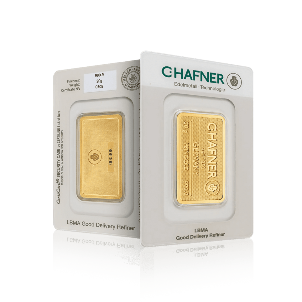 20g Chafner Investment Gold Bar (999.9)