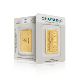 1oz C. Hafner Investment Fine Gold Bar (999.9)