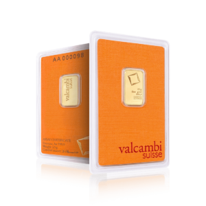 2.5g Valcambi Investment Gold Bar