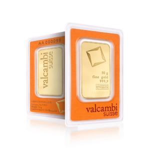 50g Valcambi Investment Gold Bar (999.9)