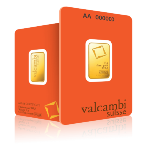 5g Valcambi Investment Gold Bar (999.9)