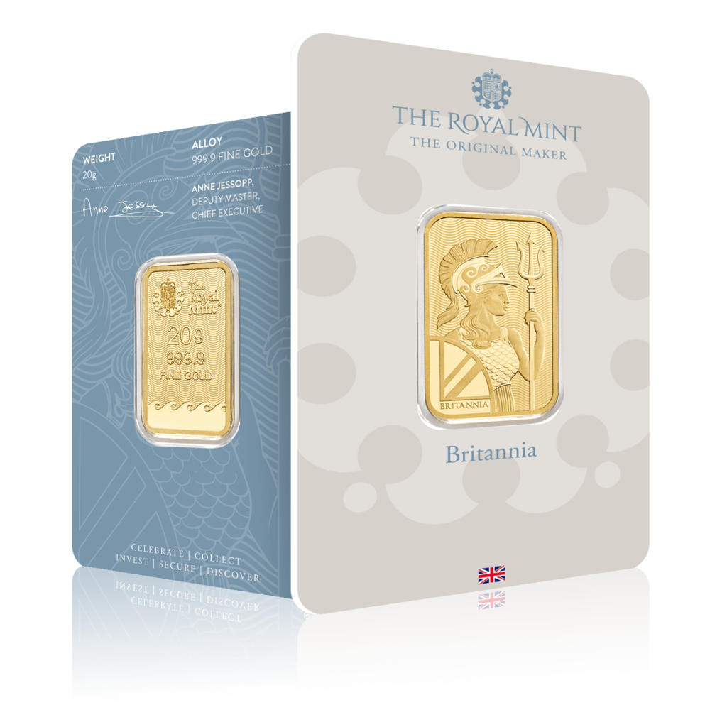 20g Royal Mint Britannia Gold Bar (999.9)