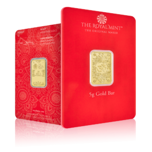 5g Royal Mint OM Investment Fine Gold Bar (999.9)