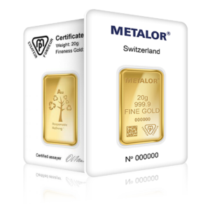 20g Metalor Investment Gold Bar (999.9)