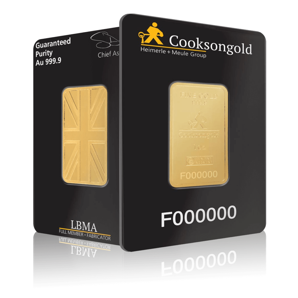 1oz Heimerle + Meule Investment Gold Bar (999.9)