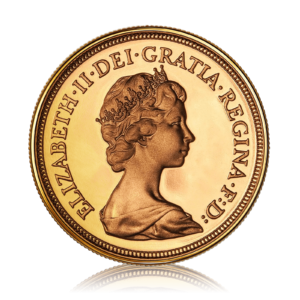 Half Gold Sovereign Elizabeth II Decimal Portrait Proof (1970-1984)