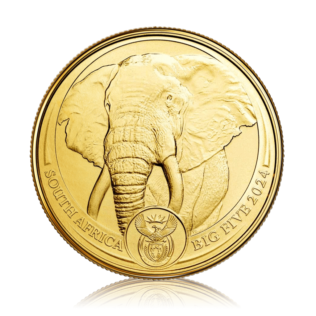 1oz Gold South African Elephant Big Five Series (2024)
