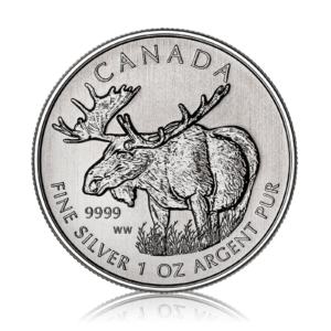 1oz Silver Canadian Mint Majestic Moose (2012)