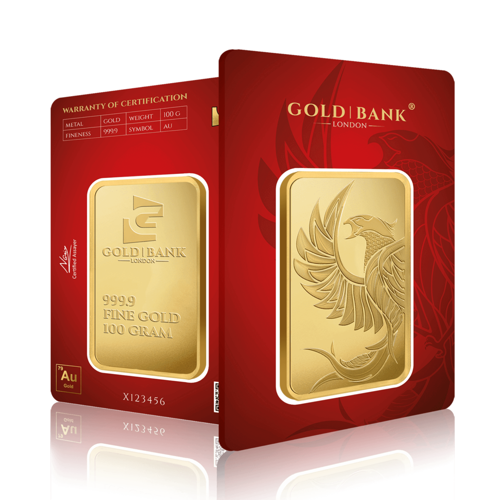 100g Gold Bank Phoenix Edition 2.0 Gold Bar