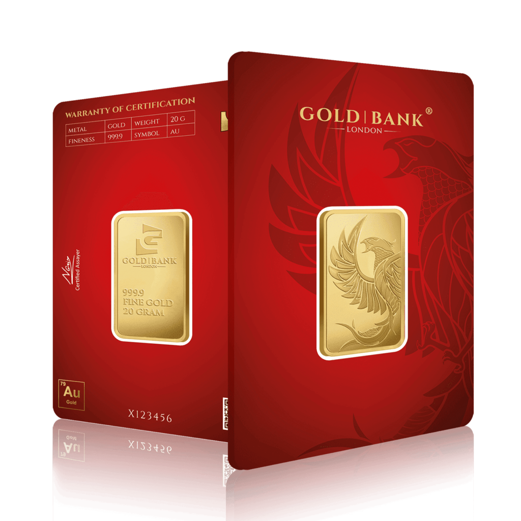 20g Gold Bank Phoenix Edition 2.0 Gold Bar