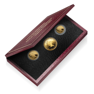 The 1995 United Kingdom Gold Proof Three-Coin Sovereign Set
