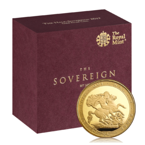 Gold Sovereign Queen Elizabeth 5th Head Box Set (2017)