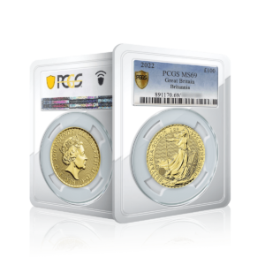 1oz Gold Great Britain Britannia (2022) PCGS Graded
