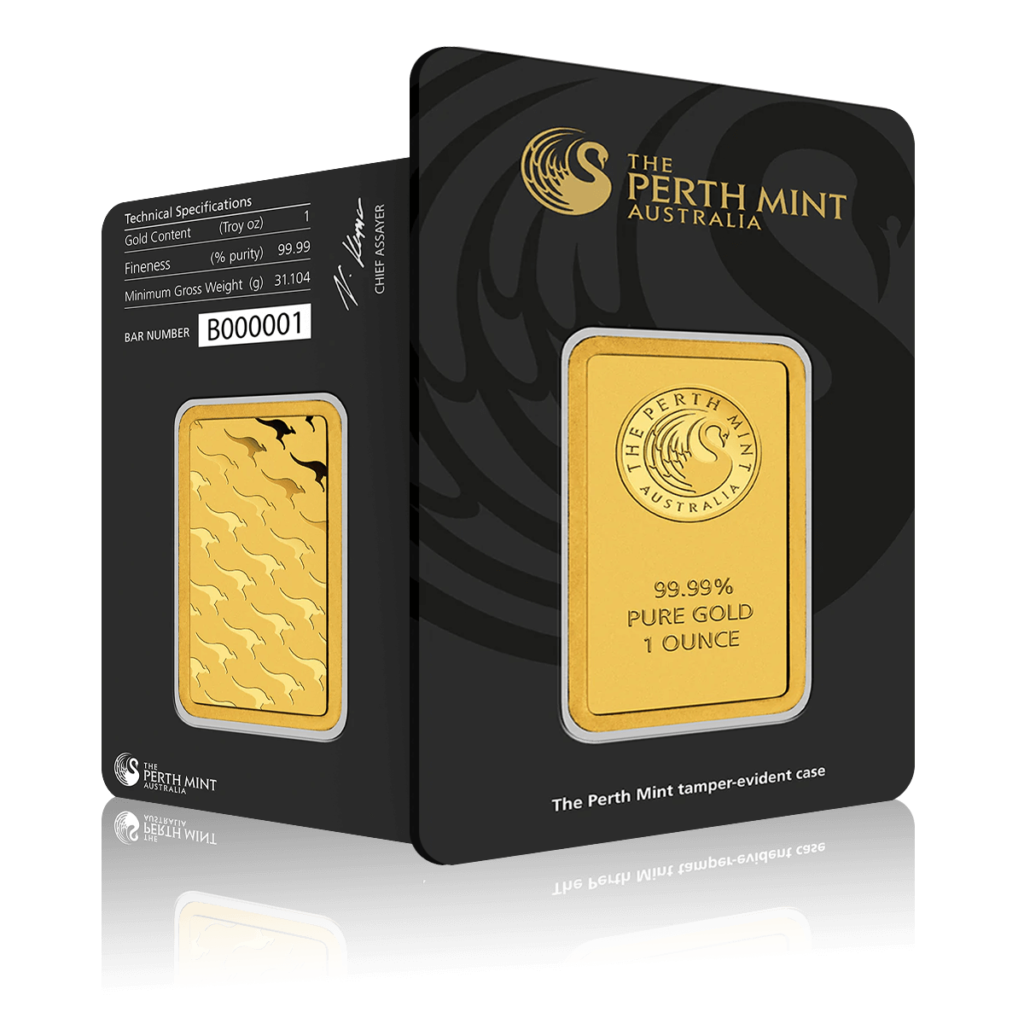 1oz Gold Perth Mint Investment Bar (999.9)