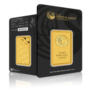 1oz Gold Perth Mint Investment Bar (999.9)