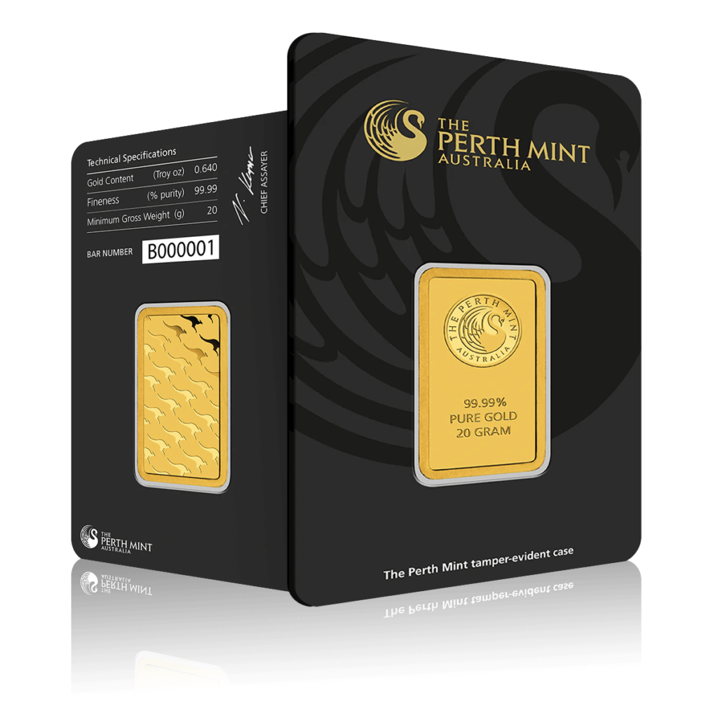 20g Gold Perth Mint Investment Bar (999.9)