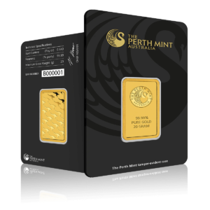 20g Gold Perth Mint Investment Bar (999.9)