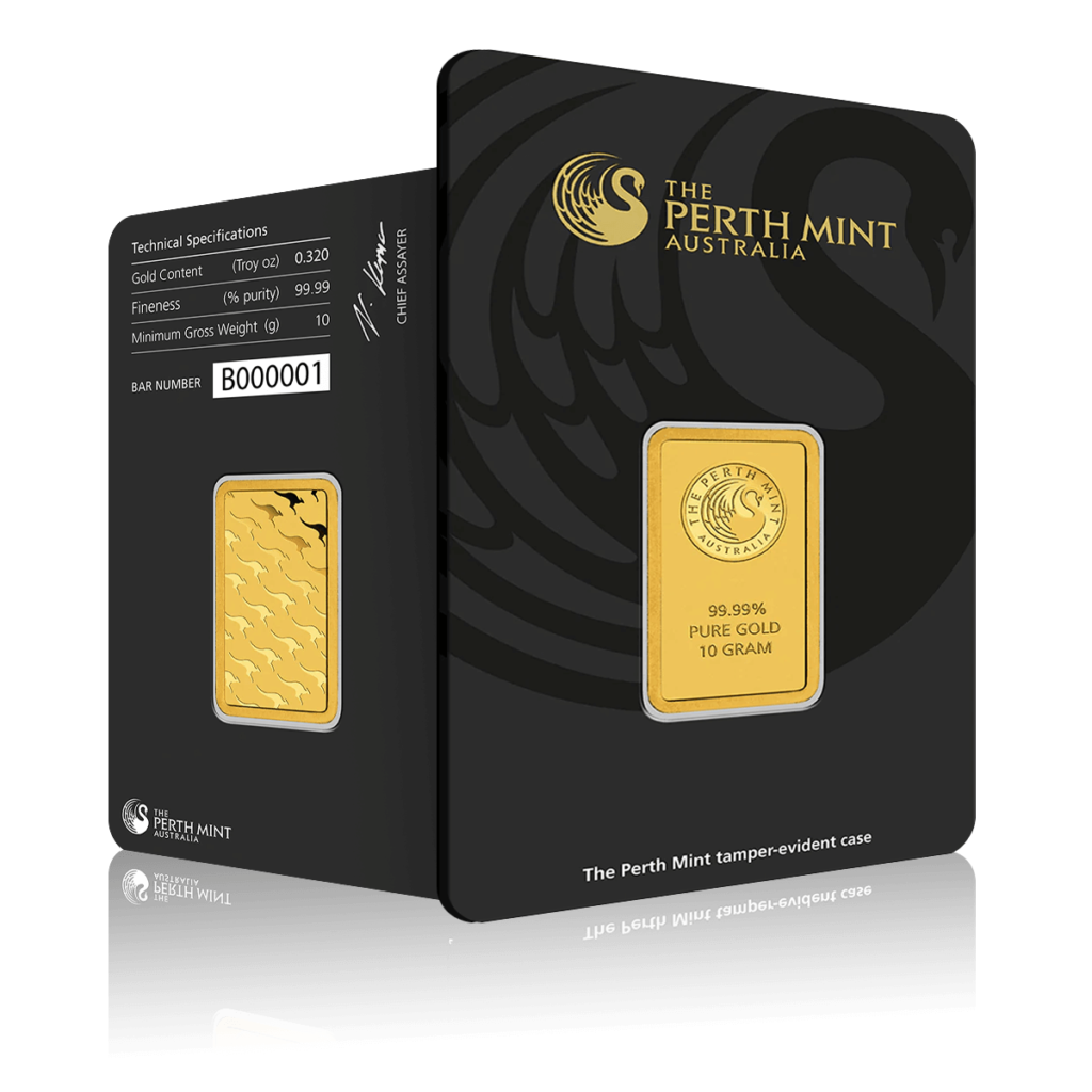 1g Perth Mint Gold Bar (999.9)