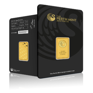 5g Gold Perth Mint Investment Bar (999.9)