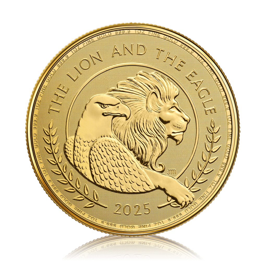 1oz Gold British Lion & US Eagle (2025)