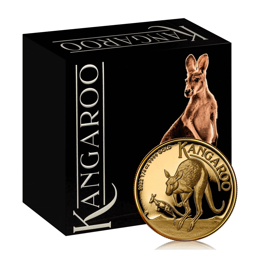 1/4 Oz Gold Australian Kangaroo Proof Box Set (2022)