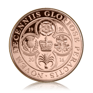 Gold Sovereign Queen Elizabeth II Piedfort – 90th Birthday Edition