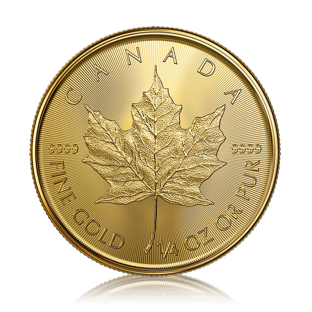 1/4 Oz Gold Canadian Maple Leaf (2023)