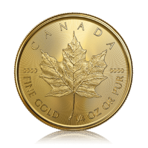 1/4 Oz Gold Canadian Maple Leaf (2023)