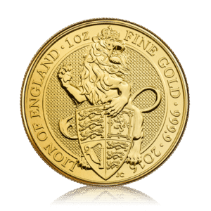 1oz Gold Queens Beast Lion of England (2016)