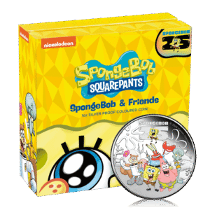 1 Oz Silver SpongeBob and Friends Gift Box (2024)