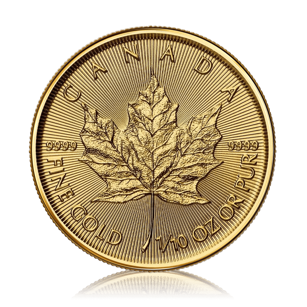 1/10th Oz Gold Canadian Maple Leaf (2025)